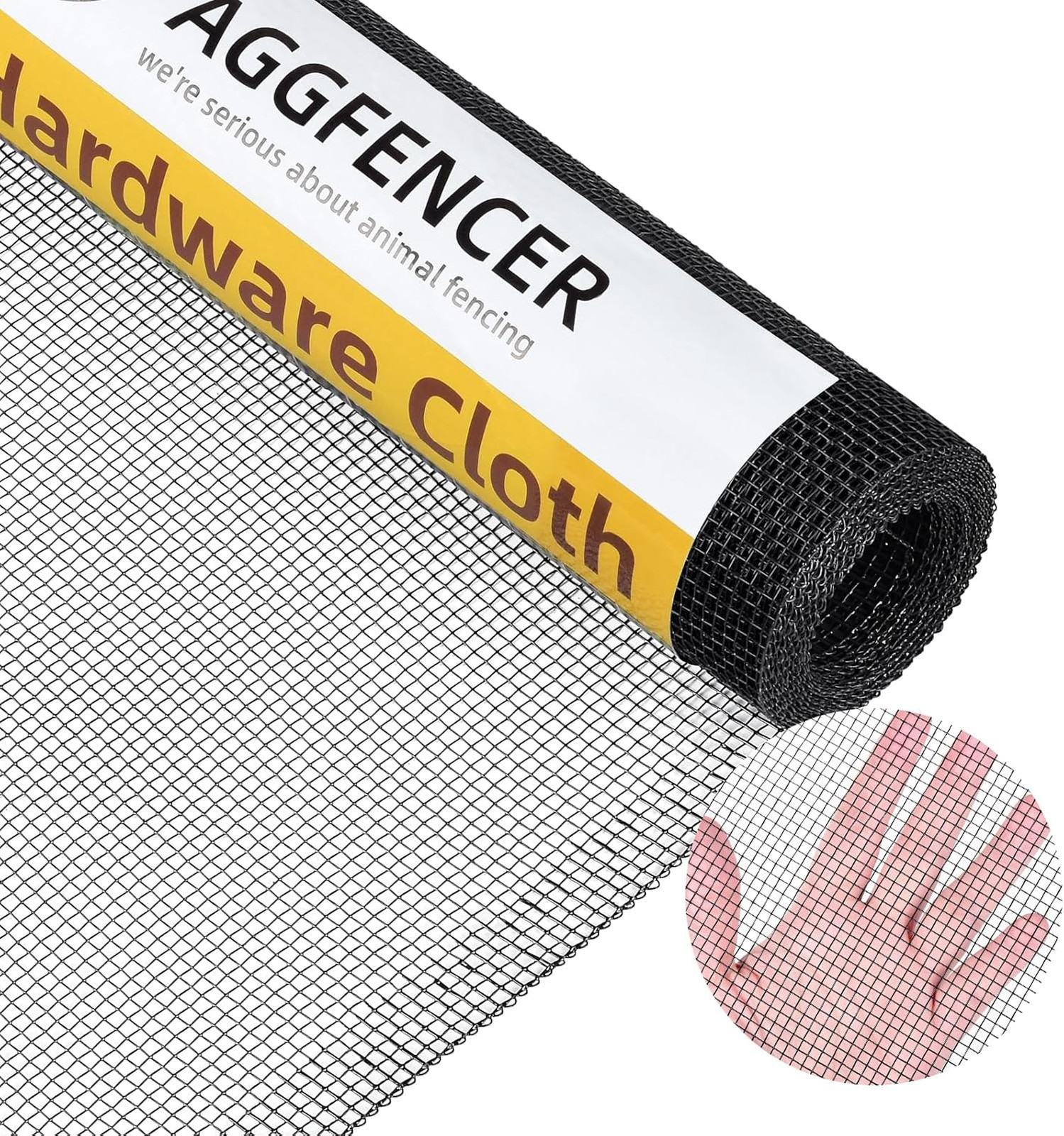 16in x 10ft PVC Coated Steel Hardware Cloth 1/8 Inch Galvanized Wire Mesh Roll
