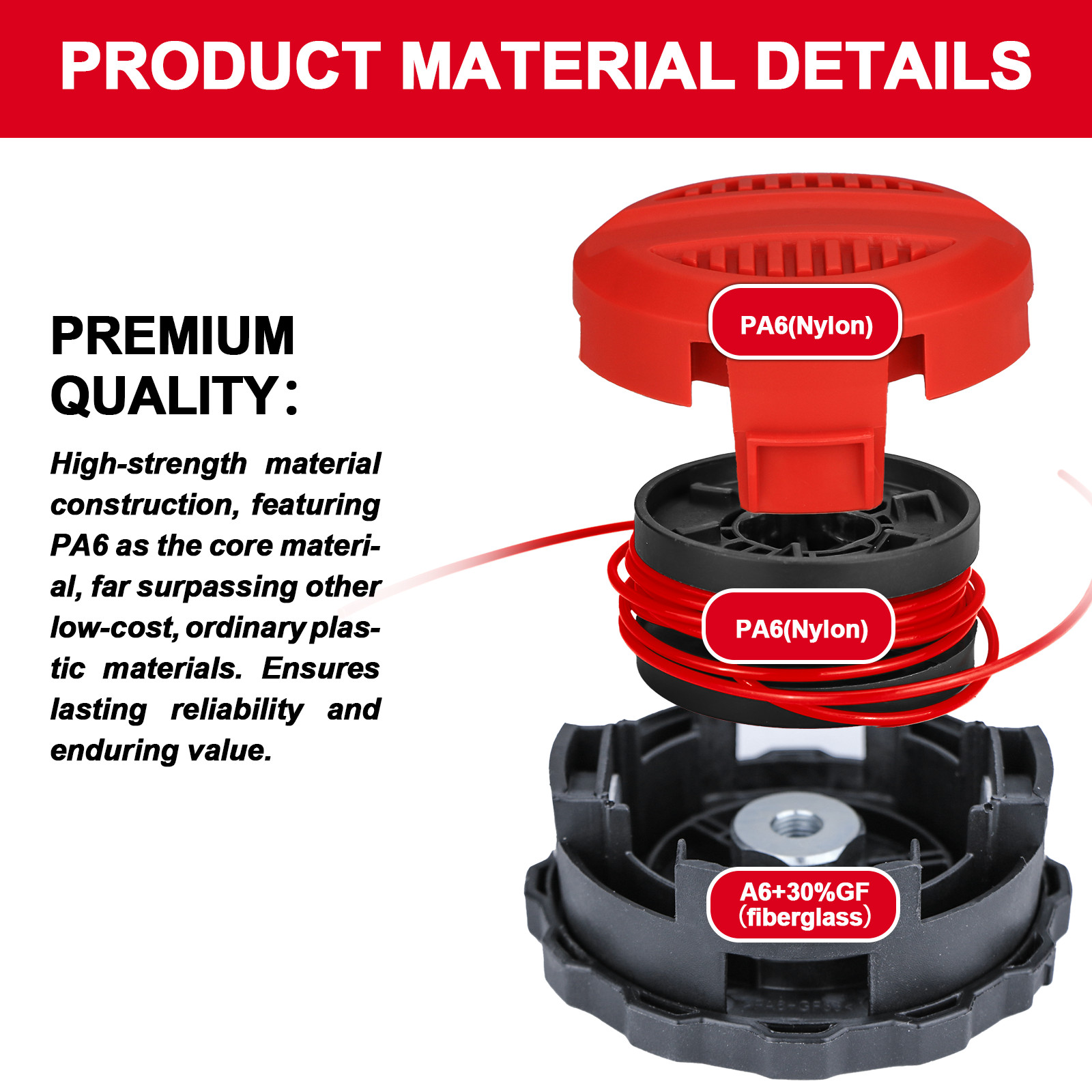 Universal Trimmer Head For Craftsman WC205 WC210 WC215 WC2200 WS205 WS210 WS215