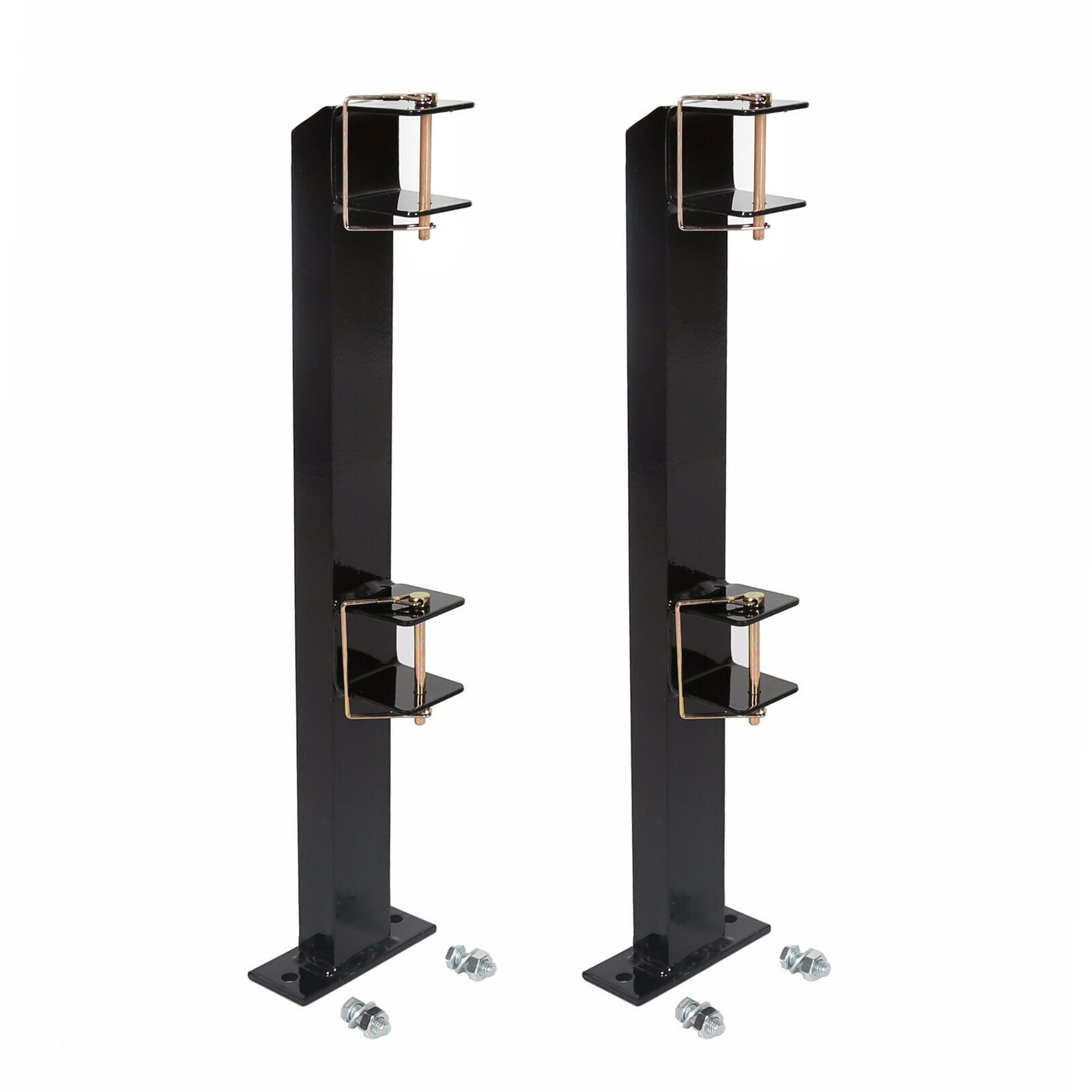 Lockable Weeder Trimmer Double Rack Holder Carrier Mount For Landscape Trailer