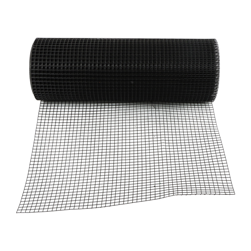 50/100FT 1/2Inx1/2In Hardware Cloth Chicken Wire Fence Vinyl Coated Welded Mesh