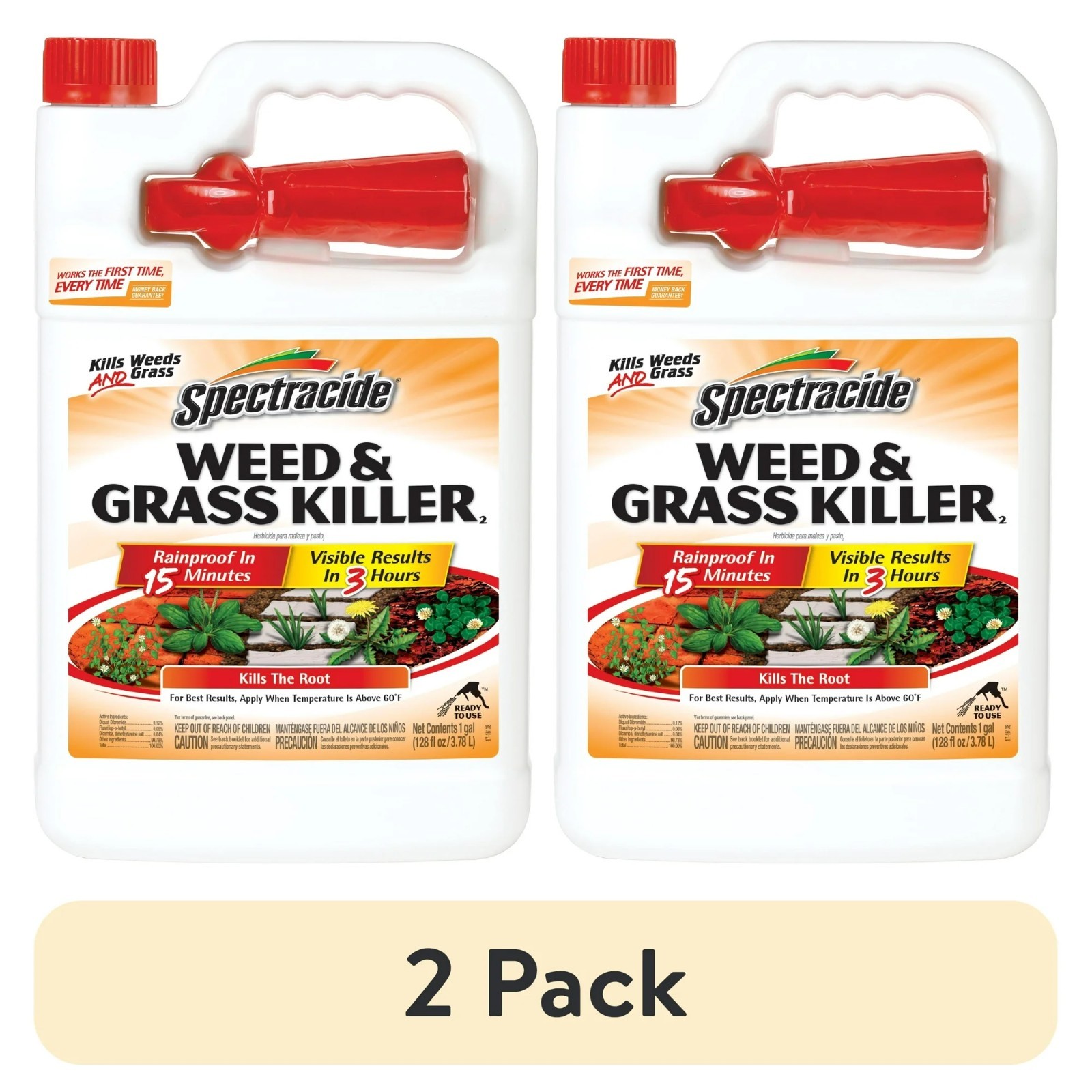 Spectracide Weed and Grass Killer 128 Oz Sprayer Ready-to-use 1 Gallon