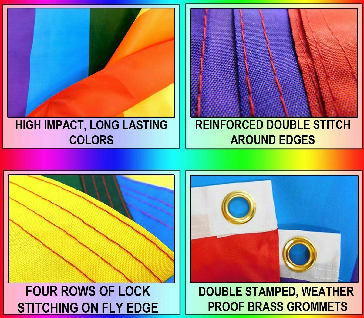 Solid Color Flag 3x5ft Blank Flags Red Orange Yellow Green Blue White Black