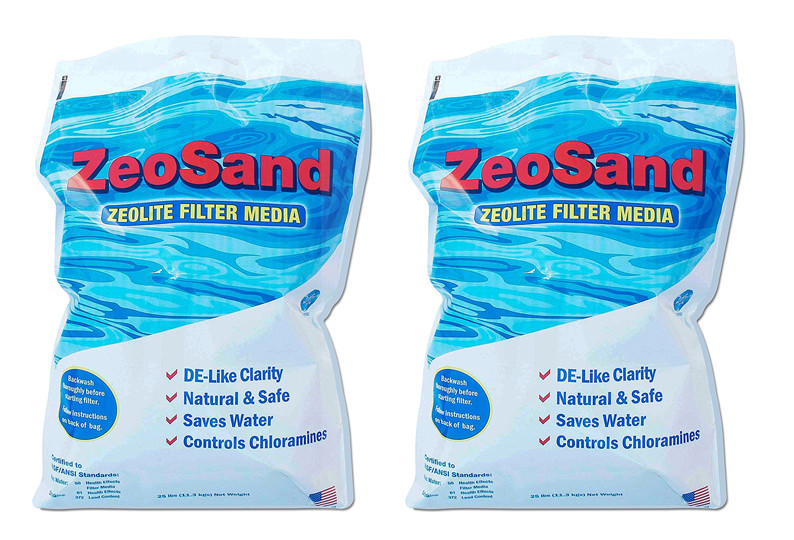 ZeoSand Alternative Swimmning Pool Sand ZeoLite Filter Media – 50 lbs