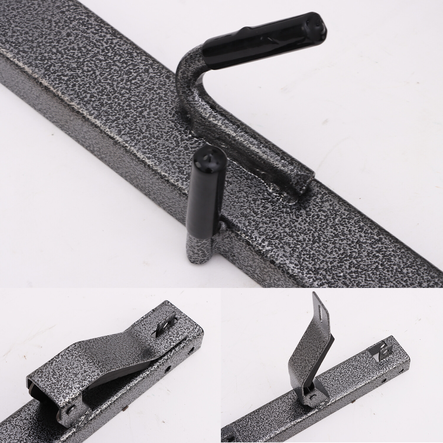 TIEWARDS 3-Place Weeder Trimmer Rack Holder for open Landscape Trailer Lockable
