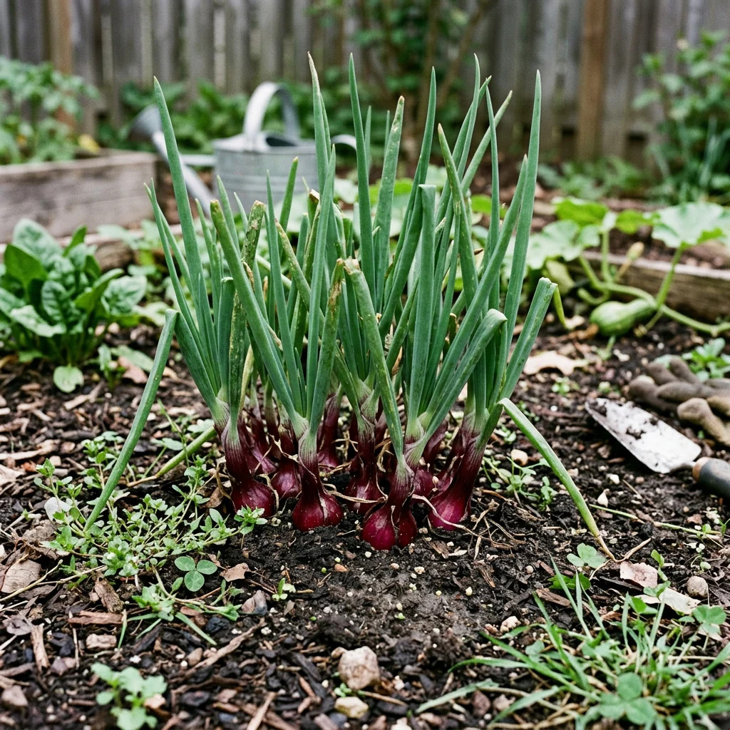 1000 Red Welsh Onion Seeds for Planting – Variety for Home Gardening
