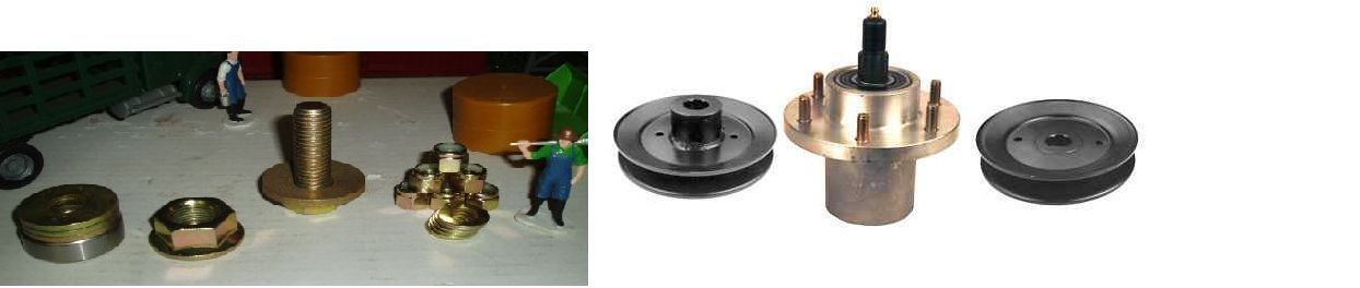 GREAT DANE Spindle & 2 Pulleys & Hardware (-A11B)D18030,D18083,D18084,200262
