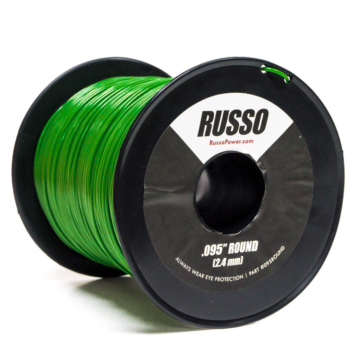 5lb .095 Round Green Round Commercial String Trimmer Line Spool