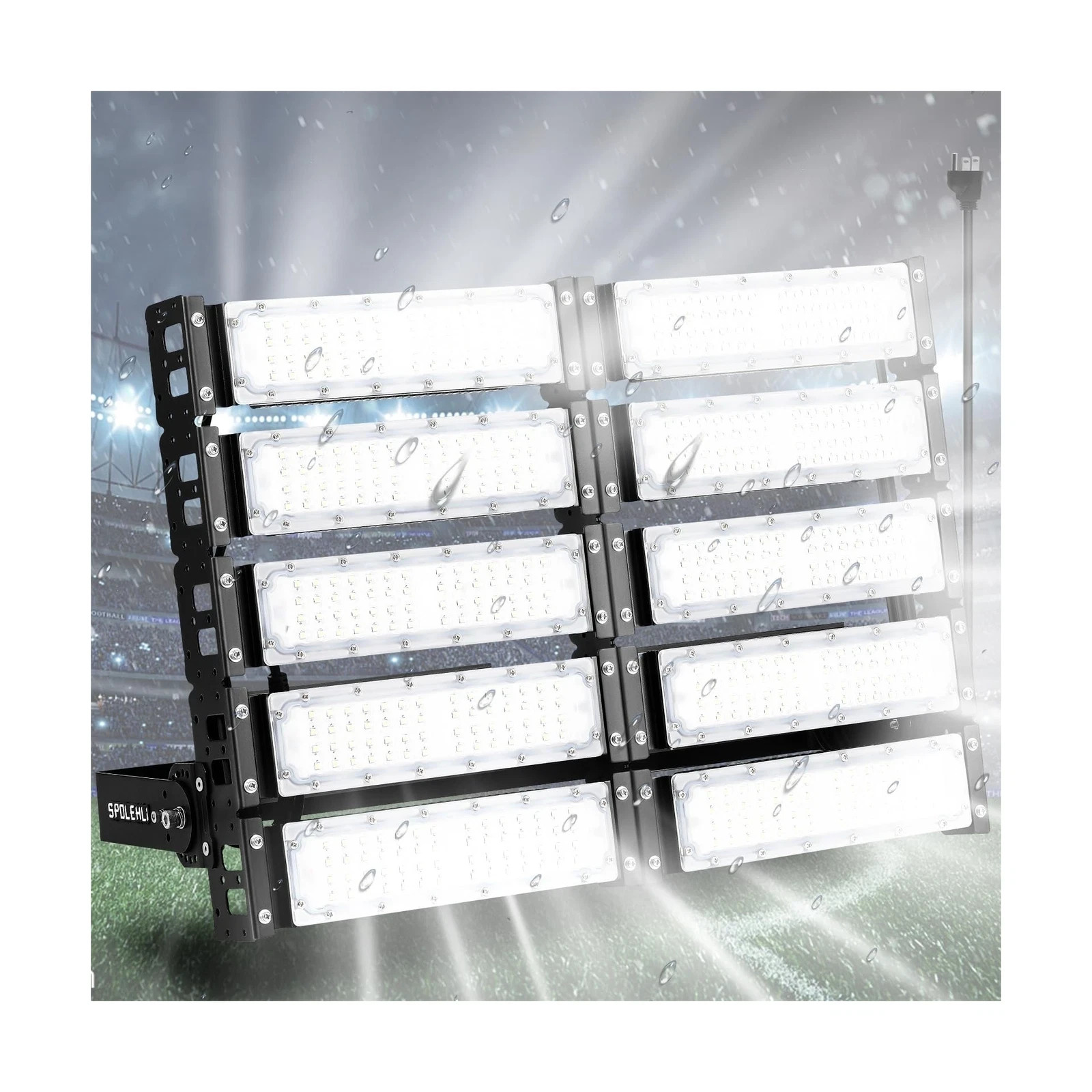 LED Stadium Flood Lights 3000W Equivalent 80000LM Super Bright LED Arena Ligh…