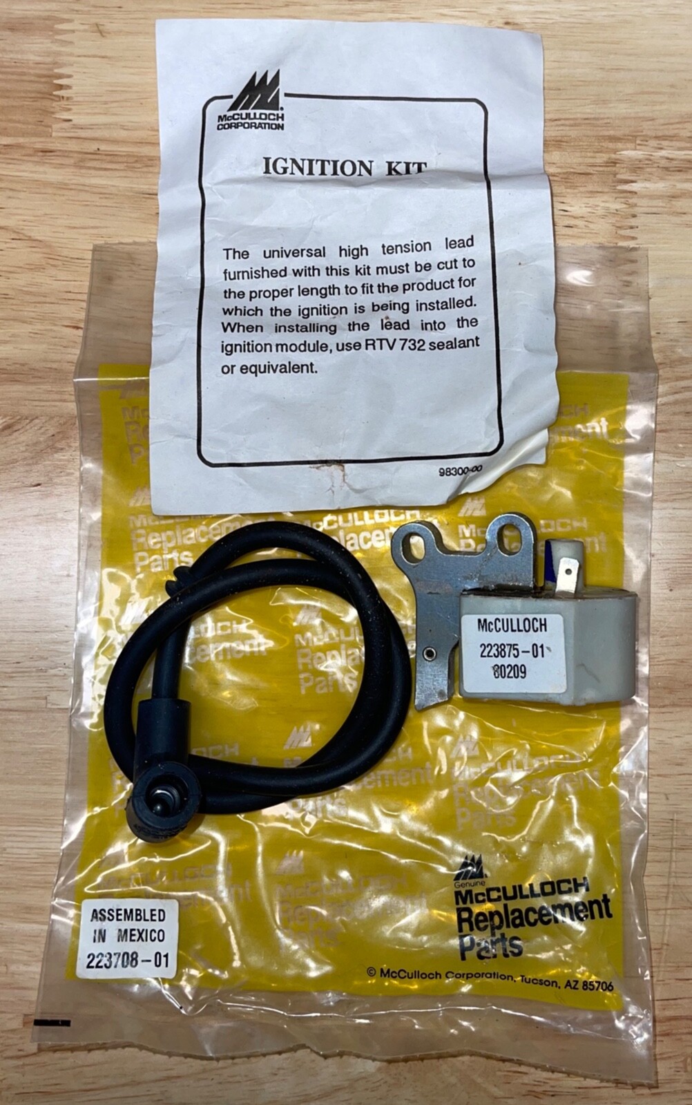 NOS OEM McCulloch Ignition Coil Module Fits ProMac 610, 10-10 700 850 800…
