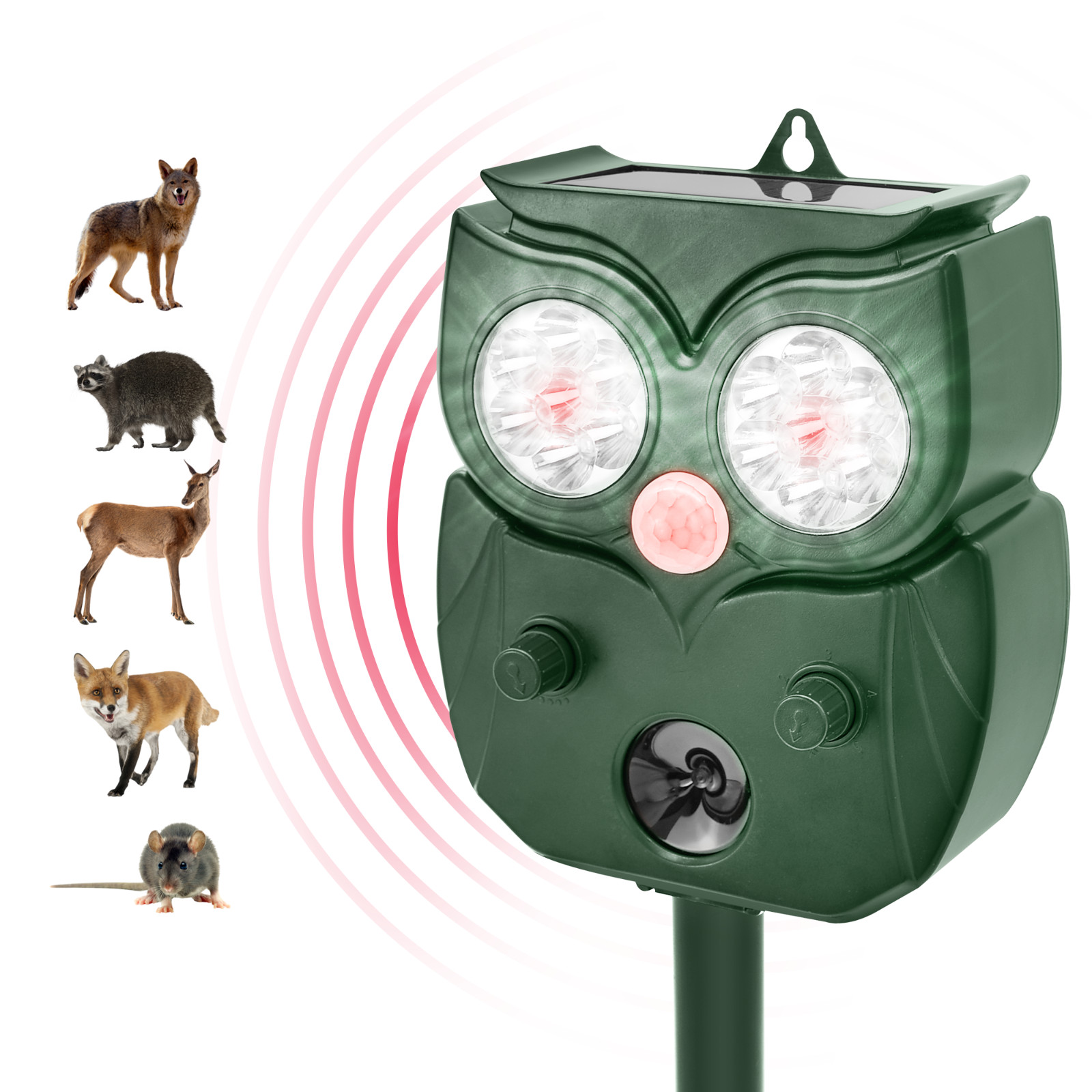 Guard Dog Ultrasonic Animal Repeller – Waterproof Pest Deterrent for Outdoor Use