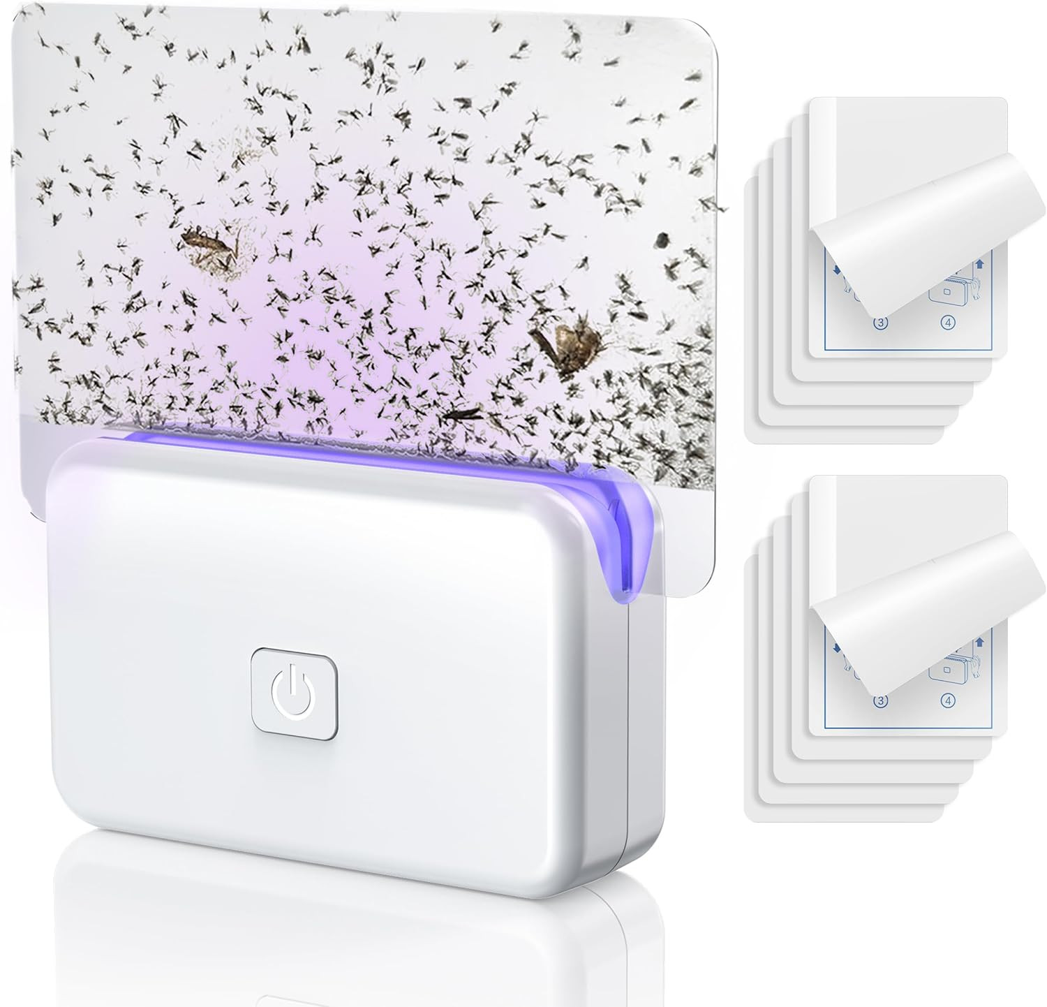 Indoor Fruit Fly Trap with 10 Refills – Safe, Sleek Plug-In Design