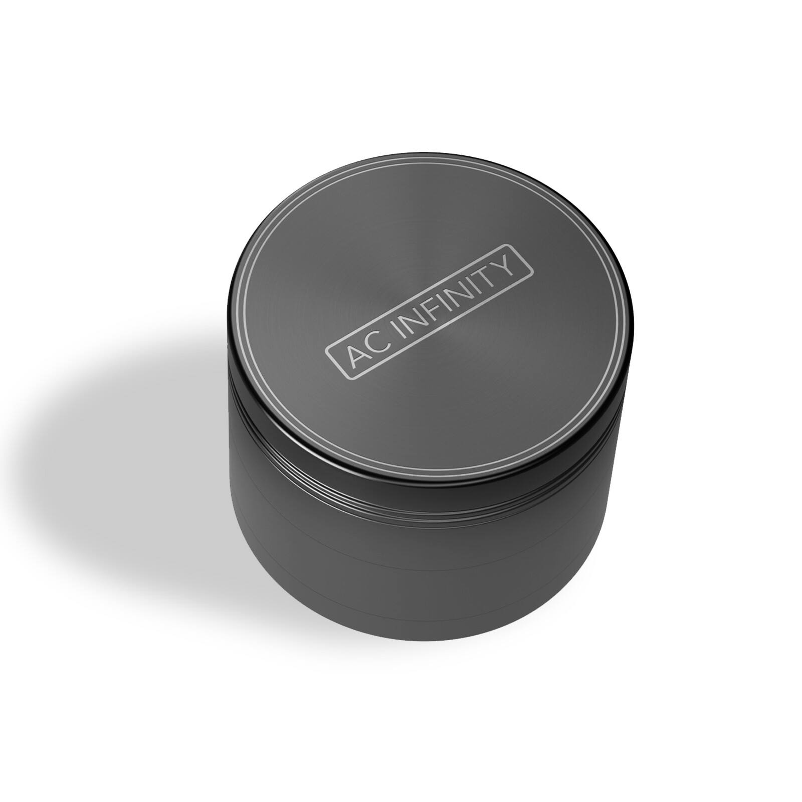 3-Chamber Black Spice Grinder, 2″ Manual Grater for Pepper, Spices, and Tea