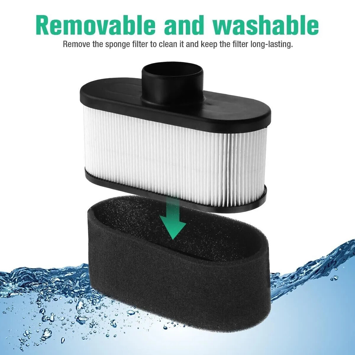 2Pack Air Filter 11013-0752 11013-0726 For Kawasaki FR651V FR730V FR691V