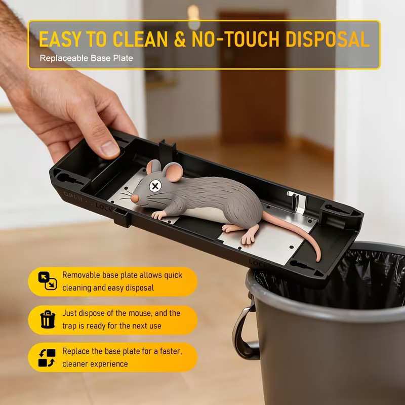 ELECTRIC MOUSE & RAT KILLER – COMPACT ELECTRONIC PEST TRAP WITH ZAPPER FUNCTION