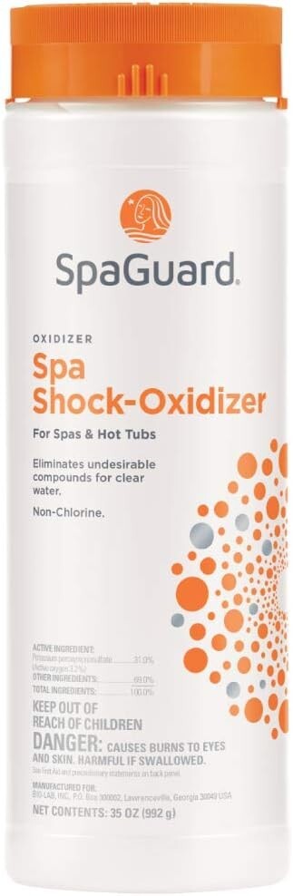 SpaGuard Spa-Shock Oxidizer, Non-Chlorine, For Spas and Hot Tubs – 35oz