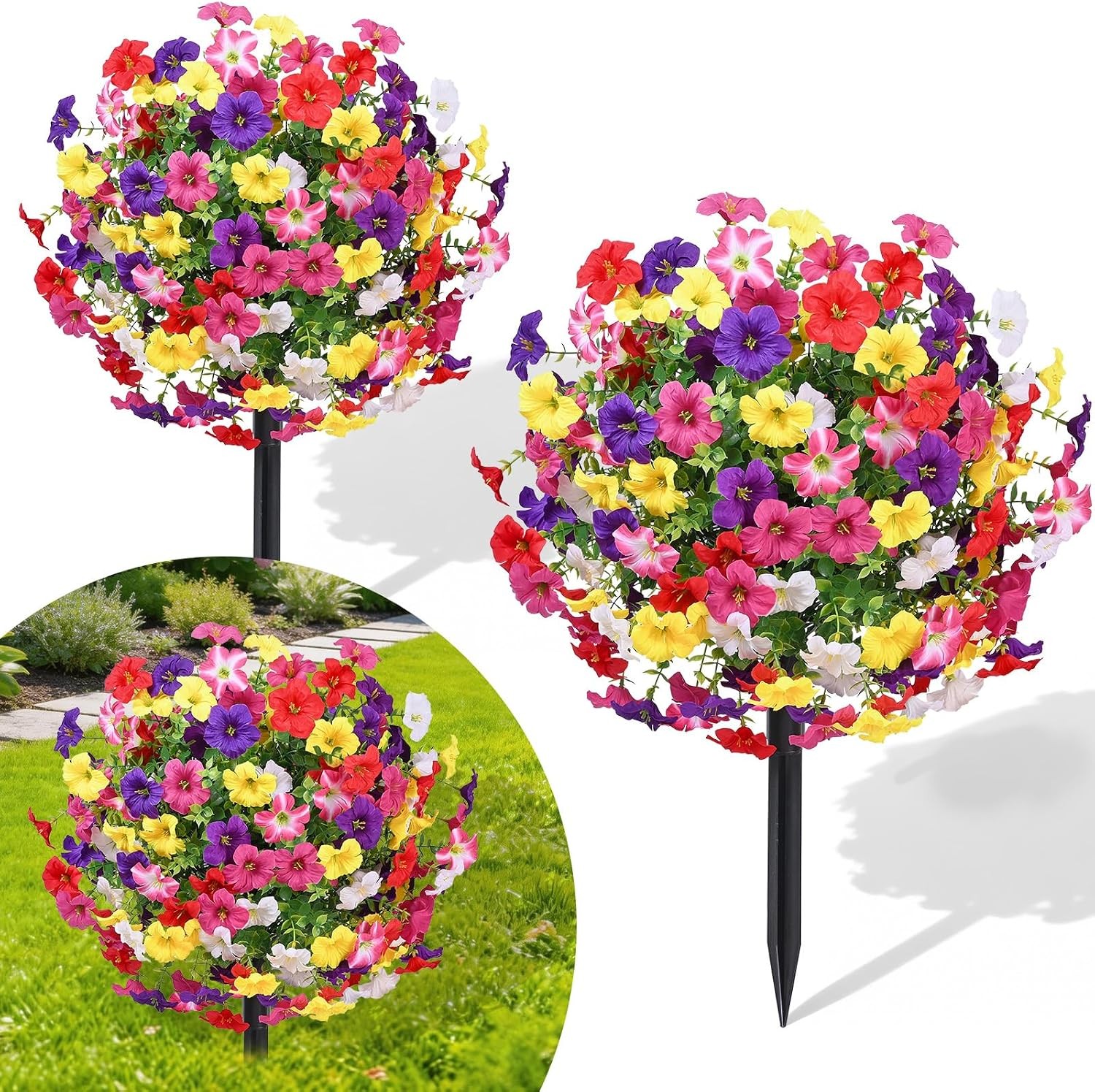 23″ Artificial Boxwood Topiary Ball