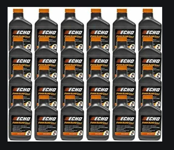 ECHO 24 Pack of Genuine OEM Replacement 5.2 Ounce Bottles of 2-Cycle Oil,