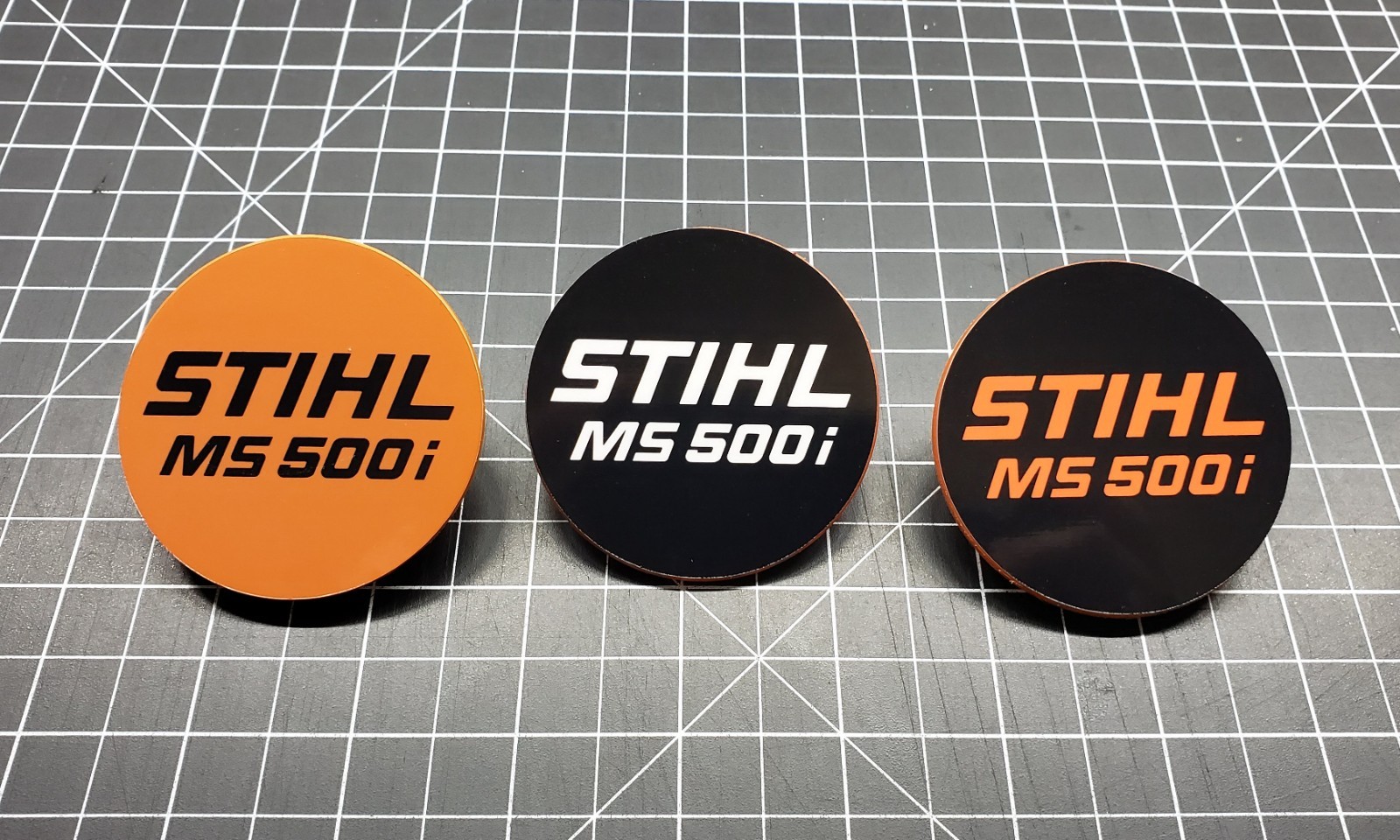 Vinyl Sticker for Stihl MS 500i Recoil Badge “Full Overlay”