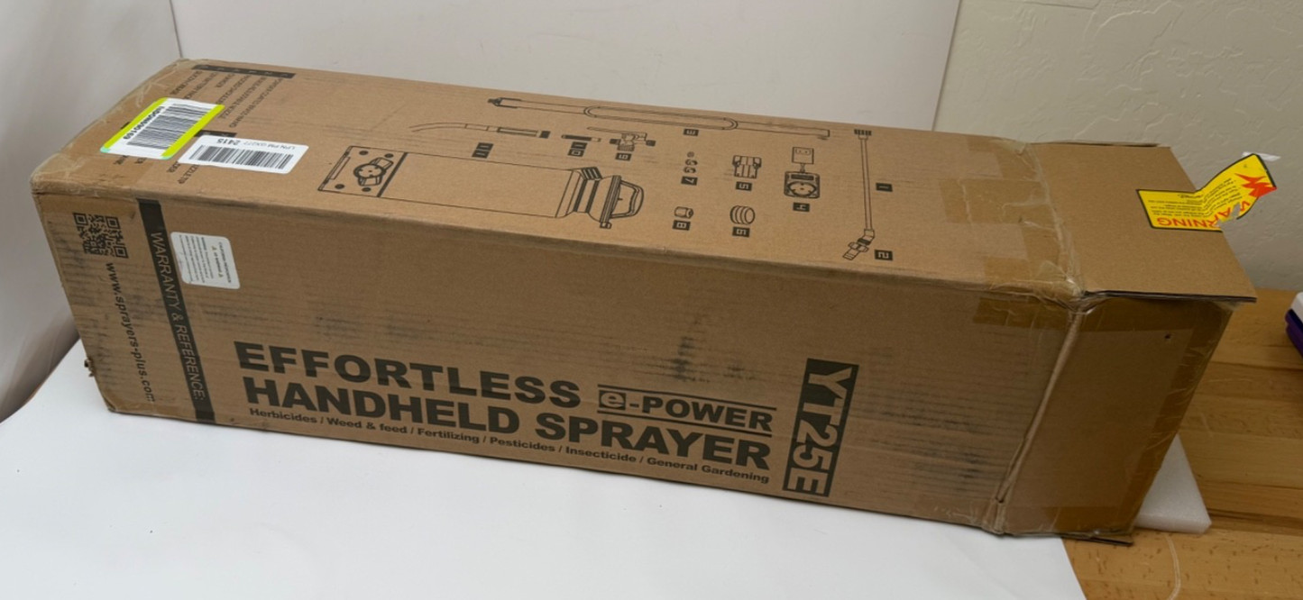 12V Lithium-ion Powered 2 Gallon Sprayer YT25E Rechargeable Herbicides Pesticide