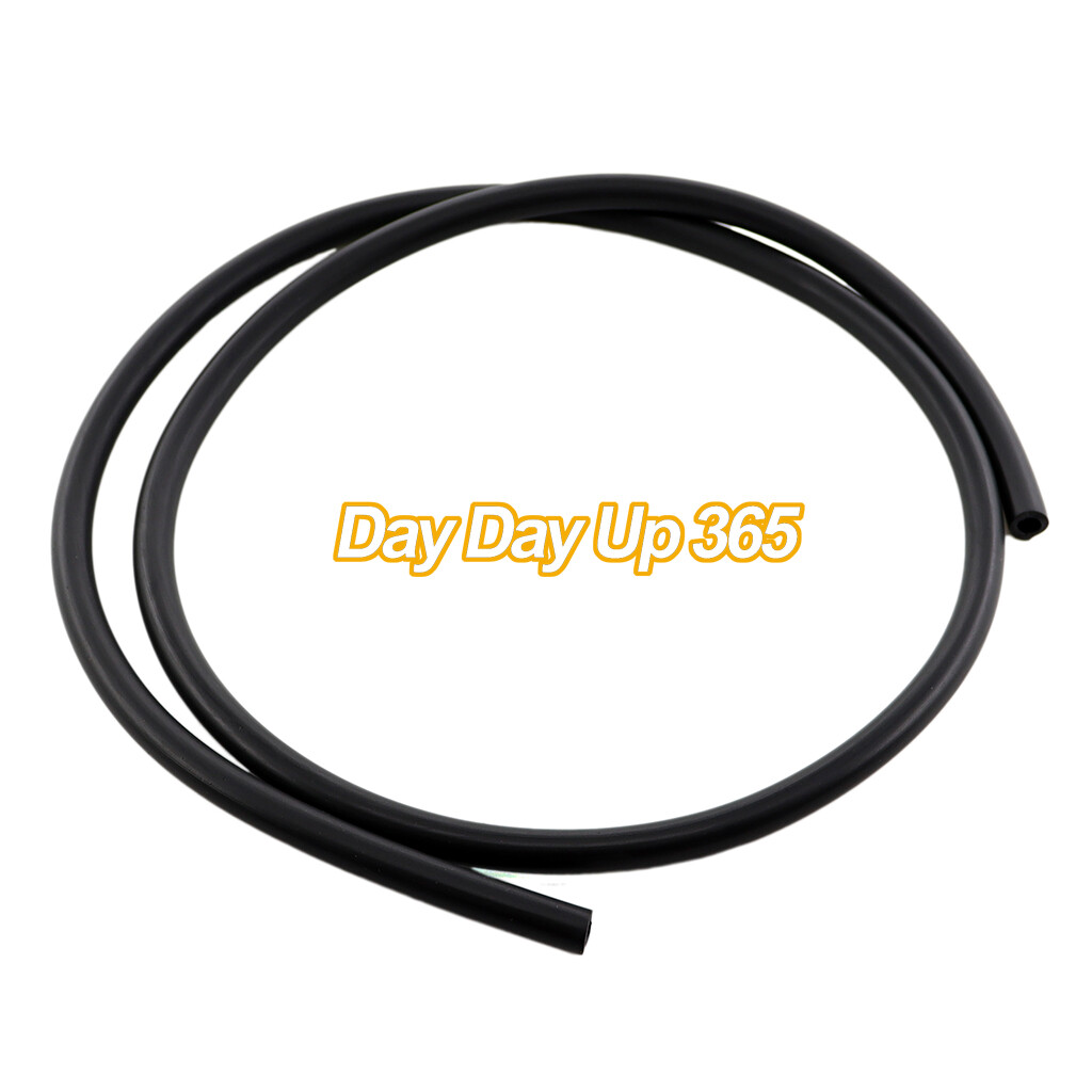 3 feet 1/4″ ID x 3/8″ OD Fuel Line Gas Hose Tubing 1/4 INCH ID + 4 Spring Clamp