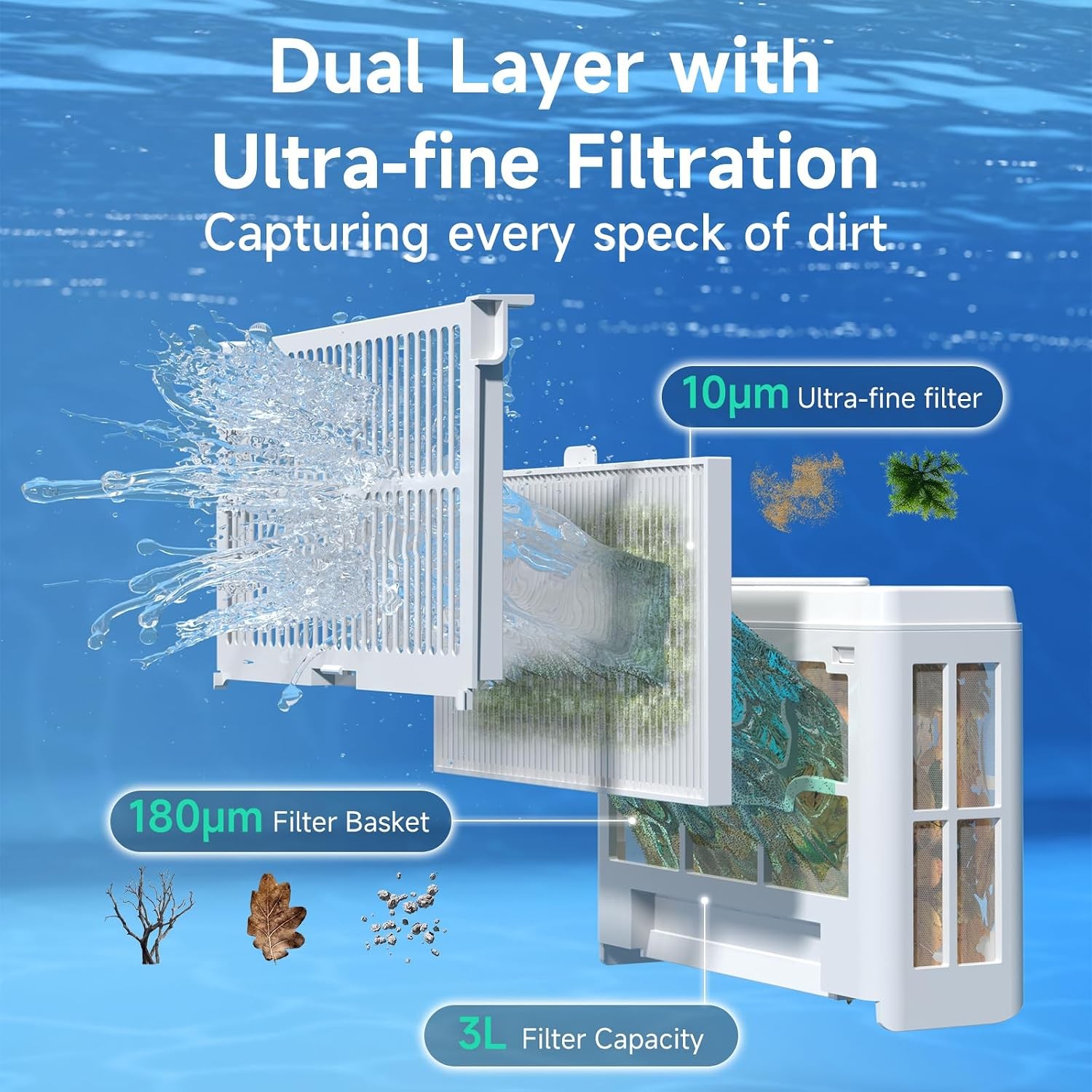 WYBOT C2 Robotic Pool Cleaner, Cordless Pool Vacuum for Inground Pools