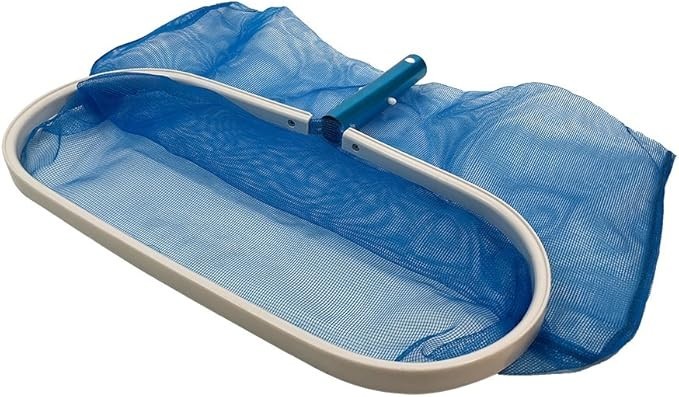 Pool Skimmer Net Heavy Duty Leaf Rake Cleaning Tool Fine Mesh Net Bag Catcher