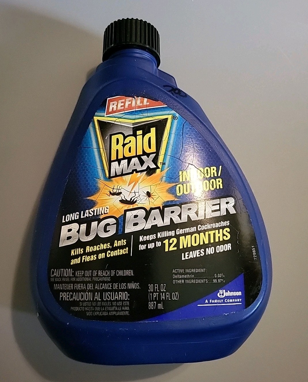 Raid Max Bug Barrier Indoor/Outdoor Refill 30oz