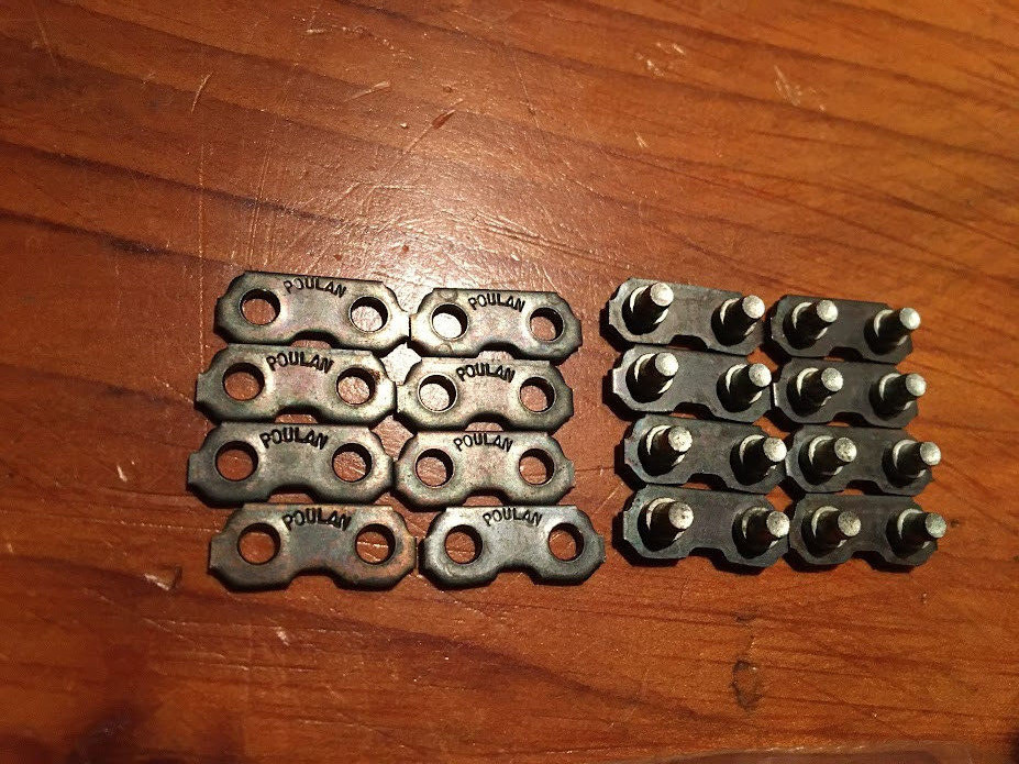 Vintage RARE NOS Poulan Branded Chainsaw Chain Loop 3/8 .050 25′ Roll–FREE SHIP