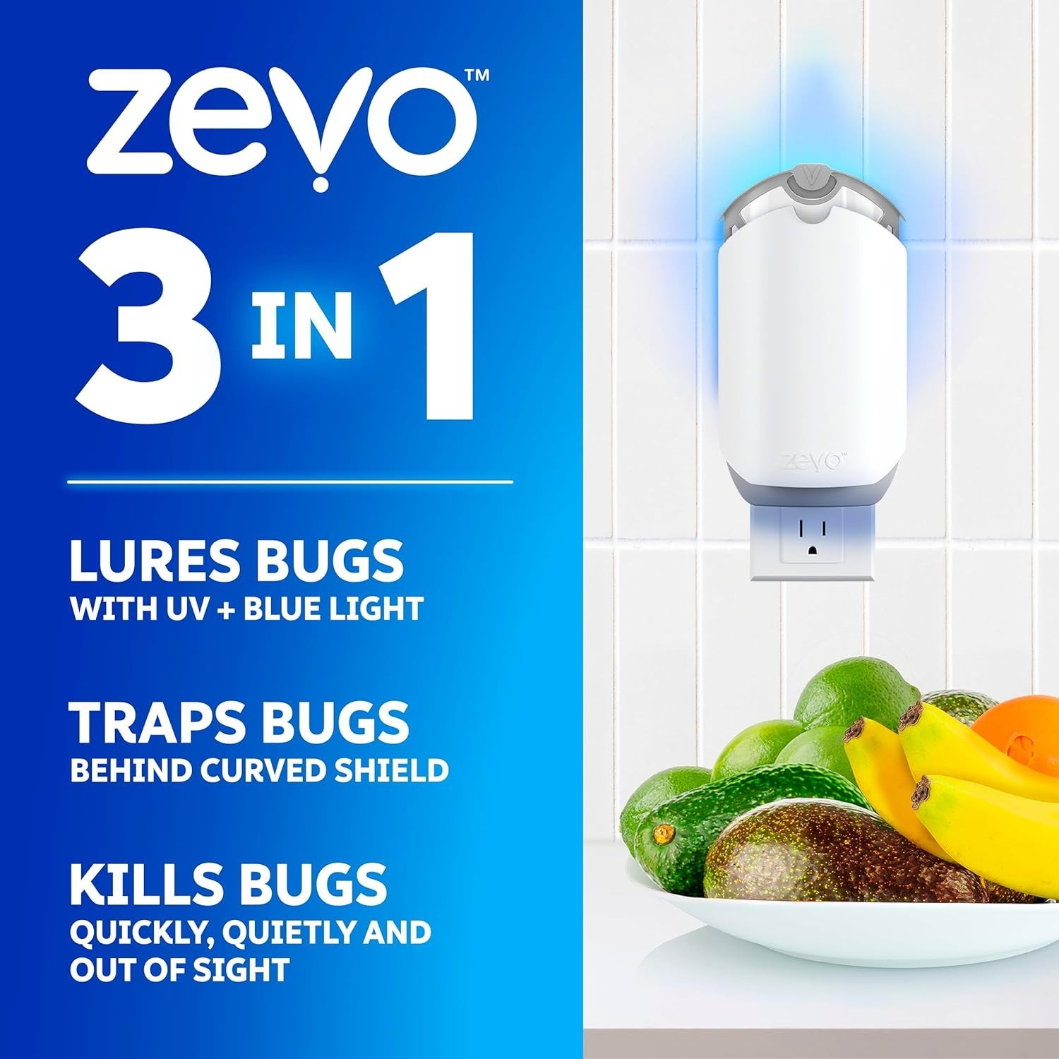 Stylish Indoor Bug Catcher – UV Light Fly Trap, Compact Design for Any Room