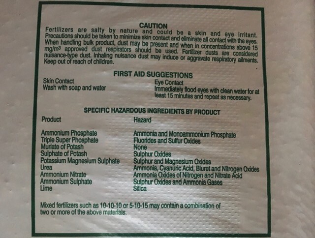 5-10-10 All purpose lawn, garden, farm and food plot fertilizer