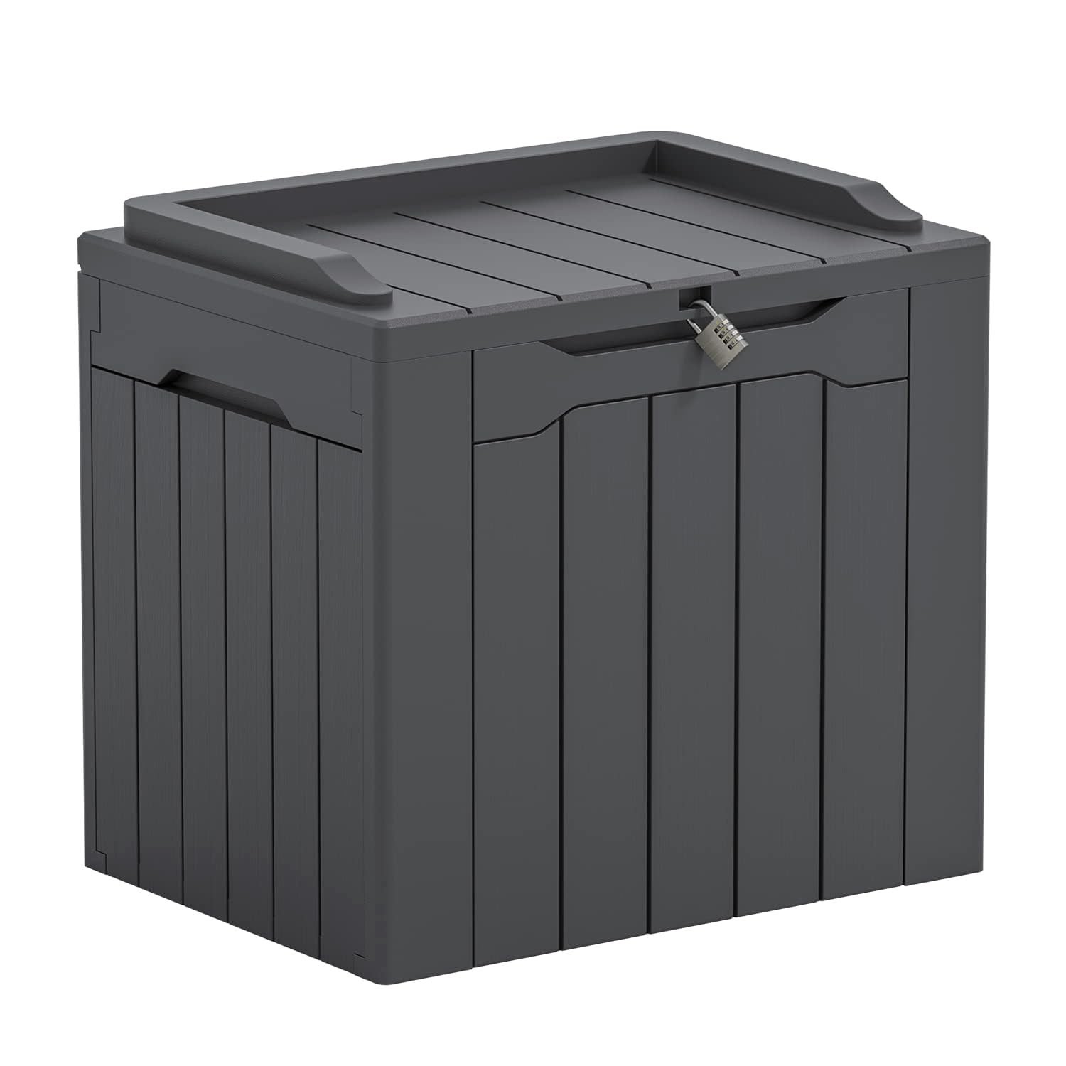 Best Greesum Outdoor Storage Box 31 Gallon with Lid for Patio Furniture, Garden