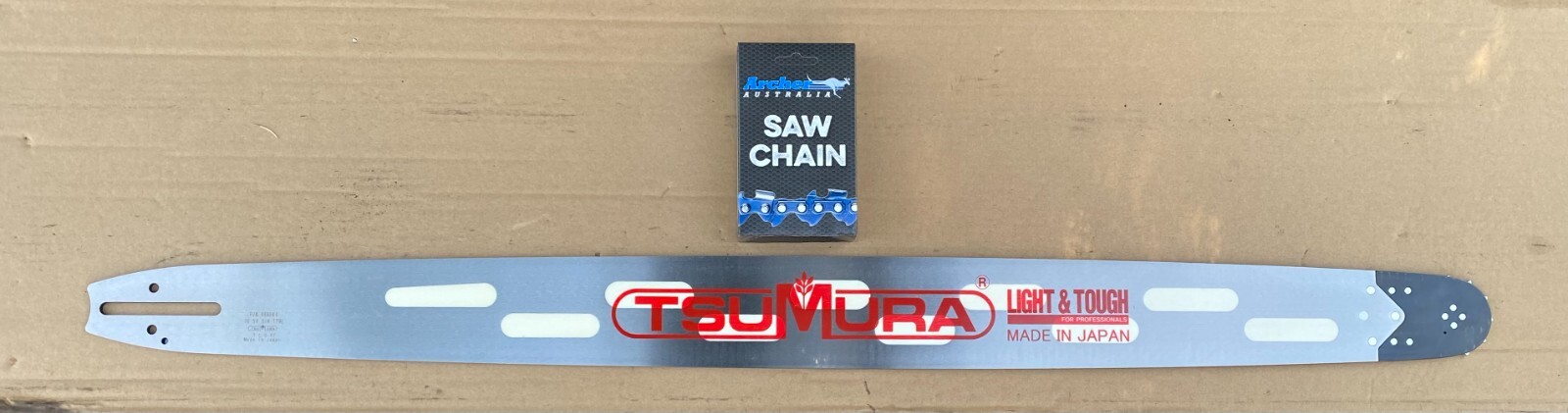 36″ TsuMura LIGHT WEIGHT Guide Bar 3/8-050-119DL Husqvarna WITH FREE CHAIN!