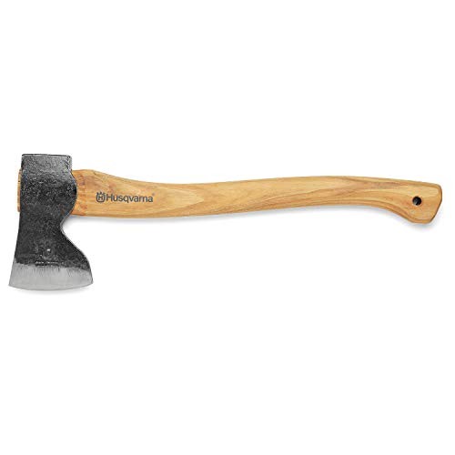 Husqvarna 20 in. Wooden Curved Carpenter Axe, Orange/Gray – 596271201