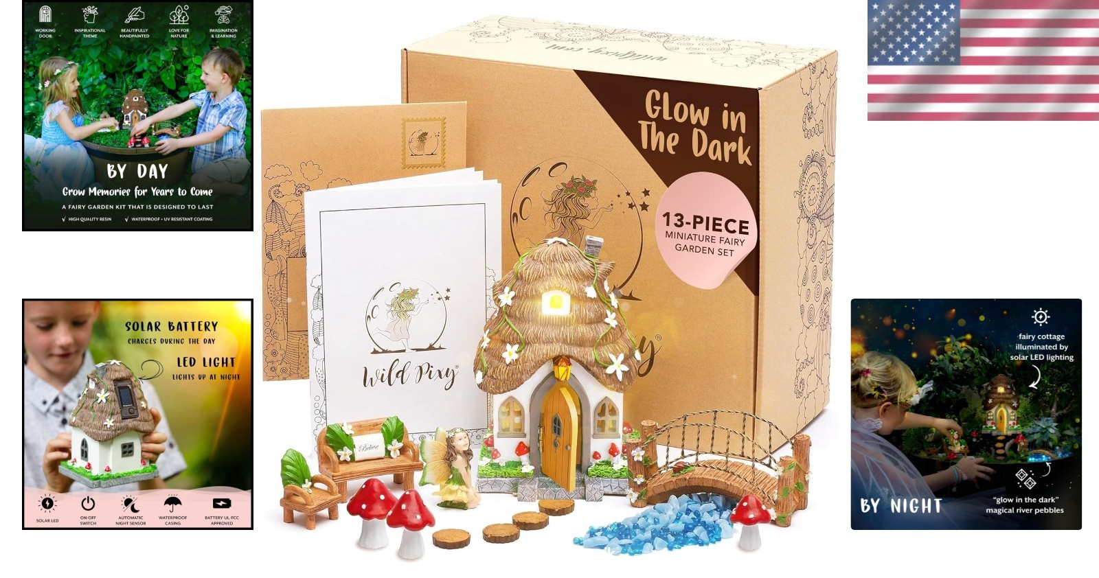 Enchanting Fairy House with LED Light