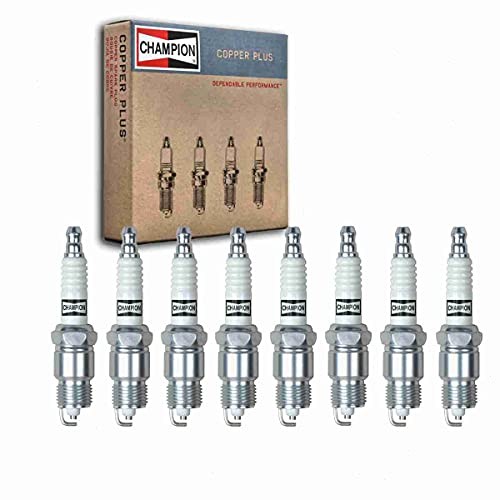 8 pc Champion Copper Plus Spark Plugs for Ford F-150 1975-96 | 5.0L 5.8L 7.5L