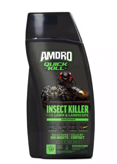 AMDRO Quick Kill Over 500 Insect Killer For Lawn & Landscape – 32 oz.