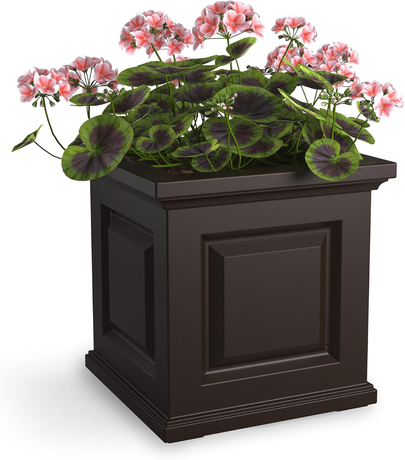 Mayne 5865-ES Polyethylene Planter, Espresso
