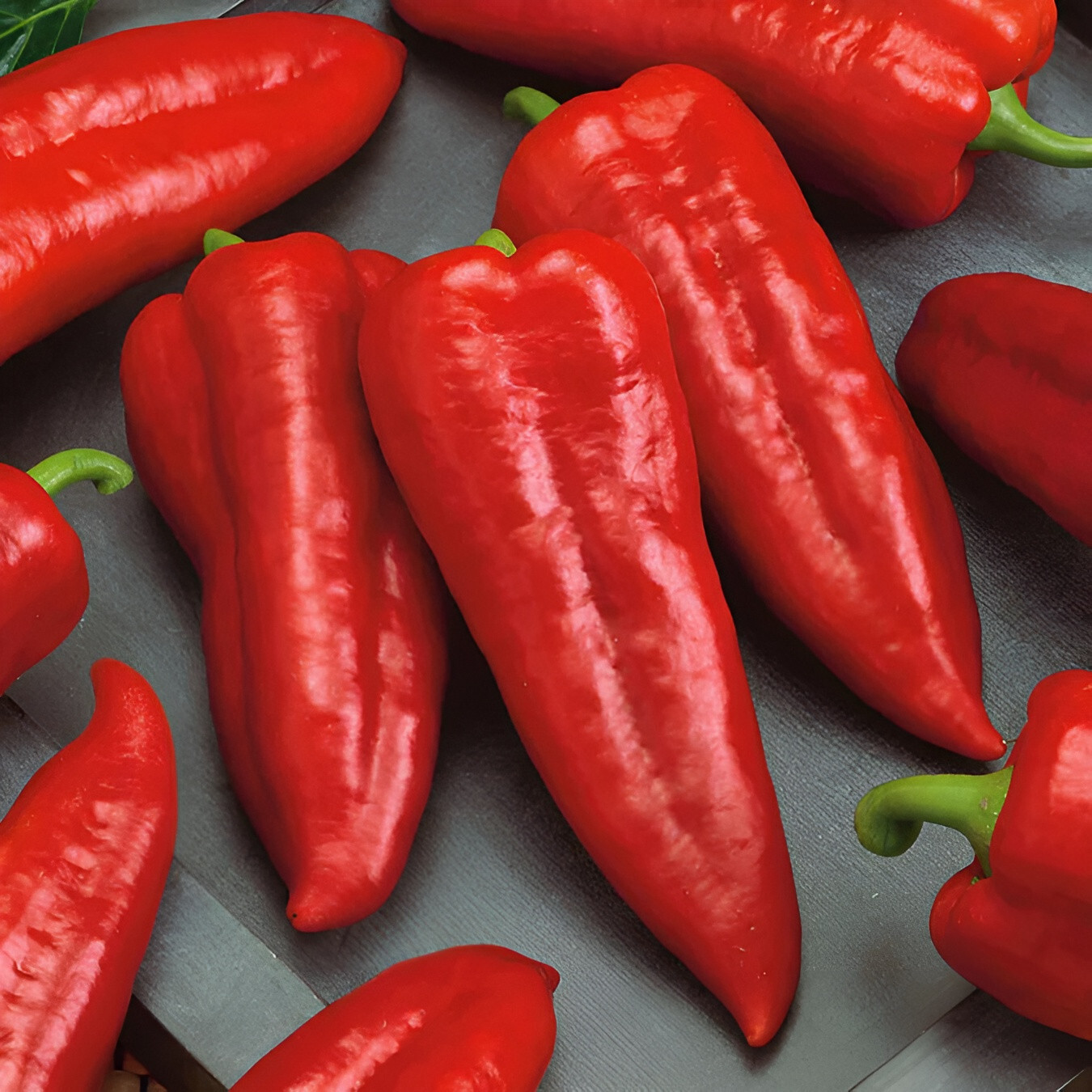 100ct Giant Red Marconi Sweet Pepper Seeds – Sweet Super Mild Heirloom Peppers