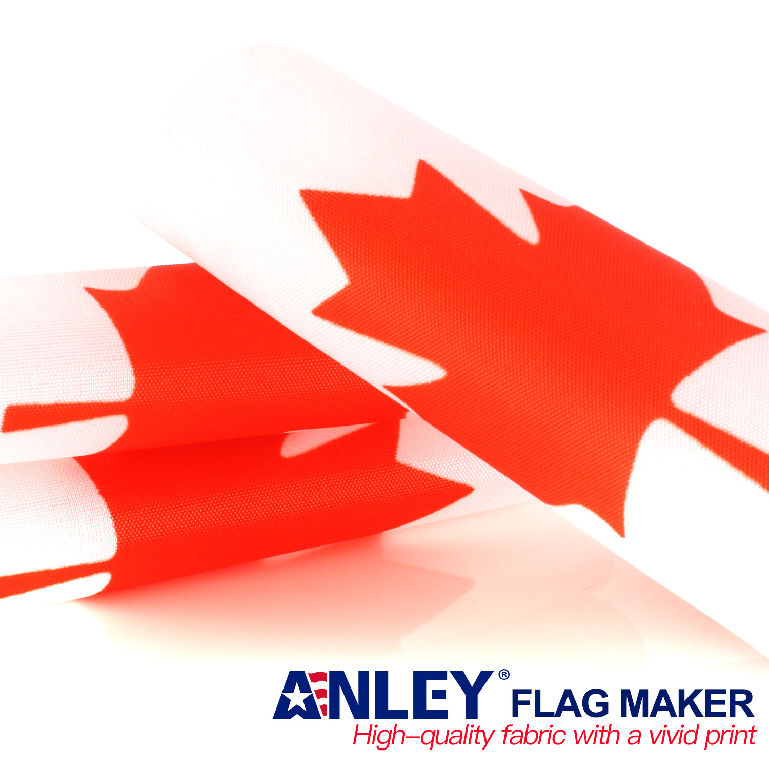 Anley Canada Deluxe Desk Flag Set – 6 x 4 Inches Miniature Canada Desktop Flag