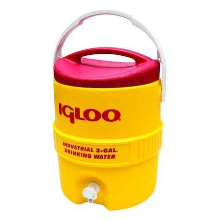 Igloo 421 Beverage Cooler,2 Gal.,Yellow
