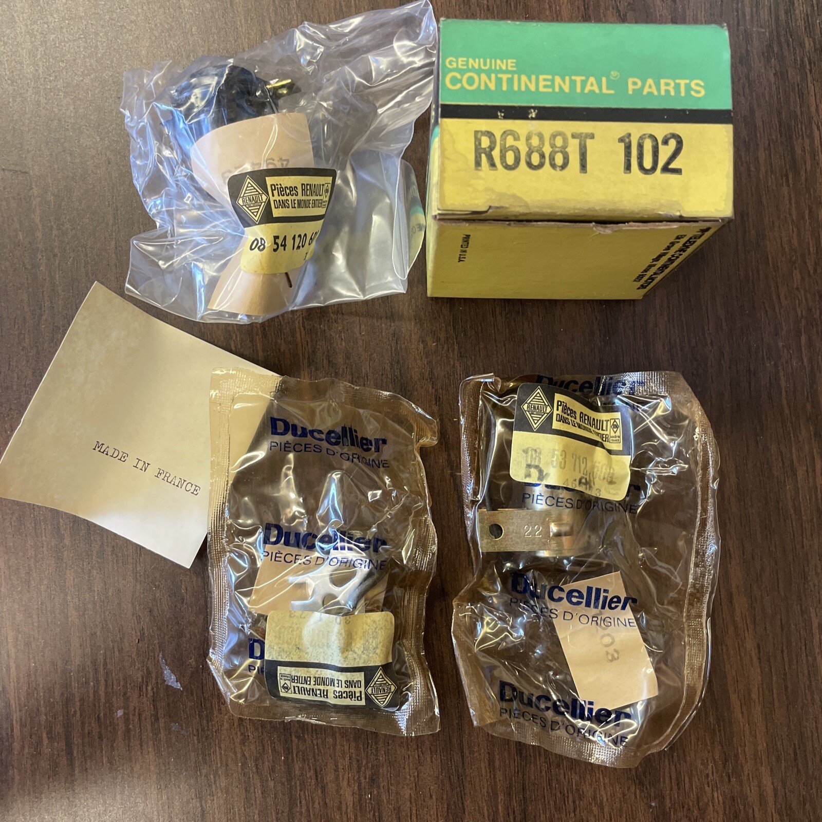 Continental Engines Parts Renault Parts R688T 102 Ducellier