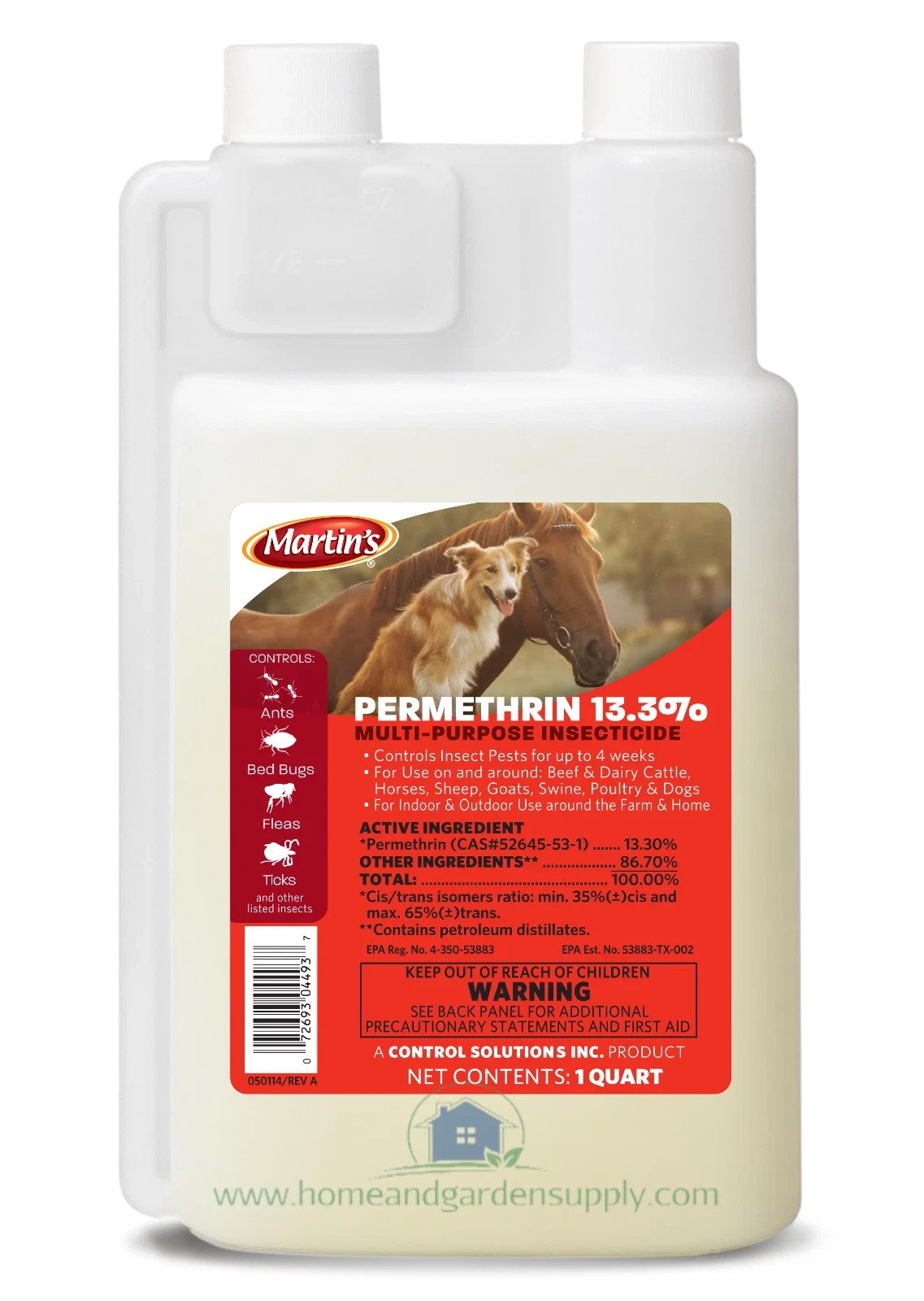 Martin’s Permethrin 13.3% Multi-Purpose Insecticide 32 oz