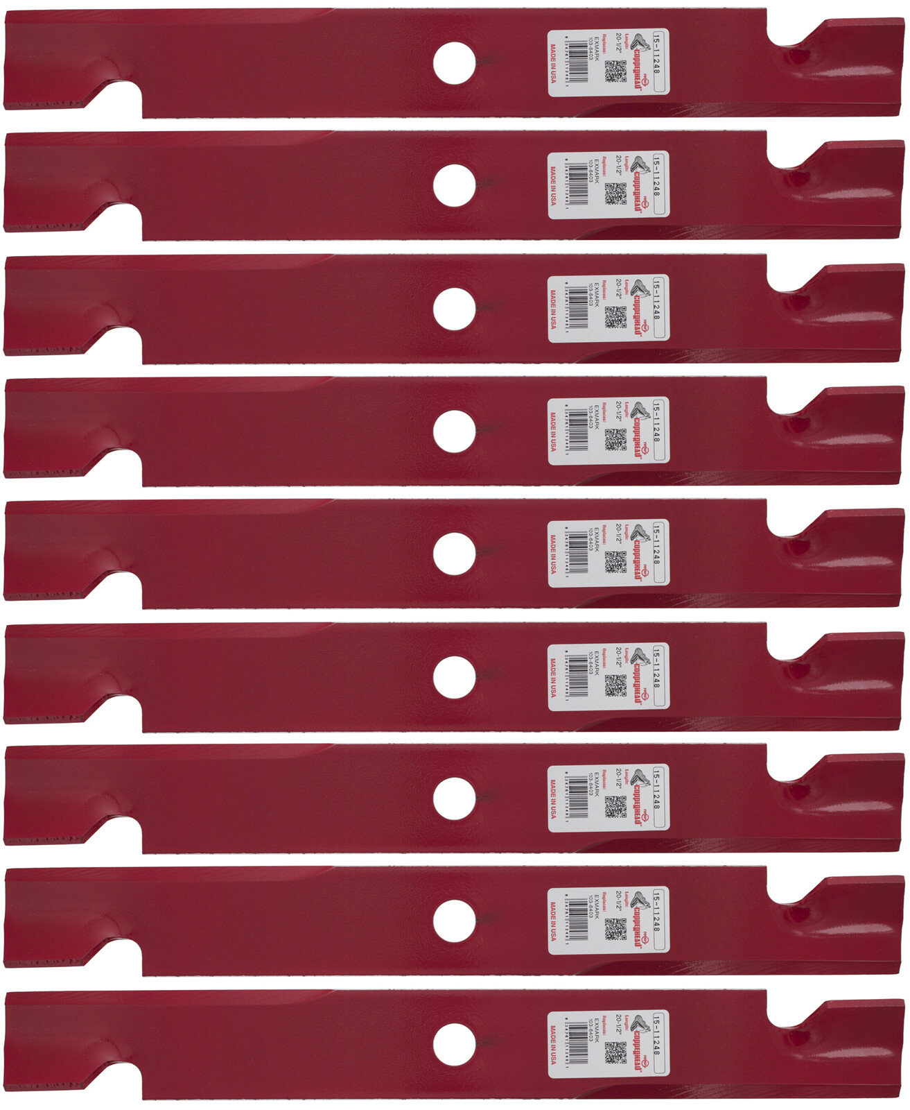 9 Copperhead Mower Blade for Exmark 1036403(S) 1036393(S) 1036398 11248 60″ Deck