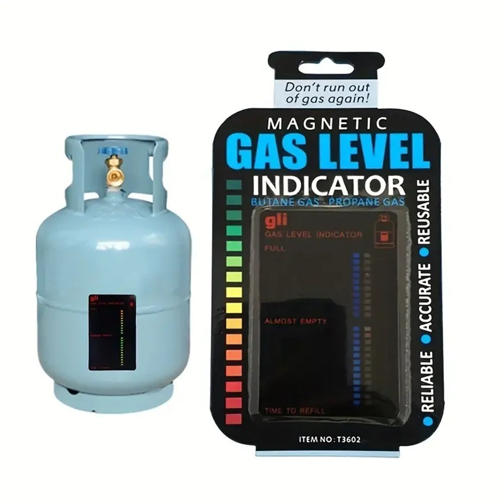 Magnetic Gas Level Indicator Propane Butane LPG Tank Fuel Gauge Reusable