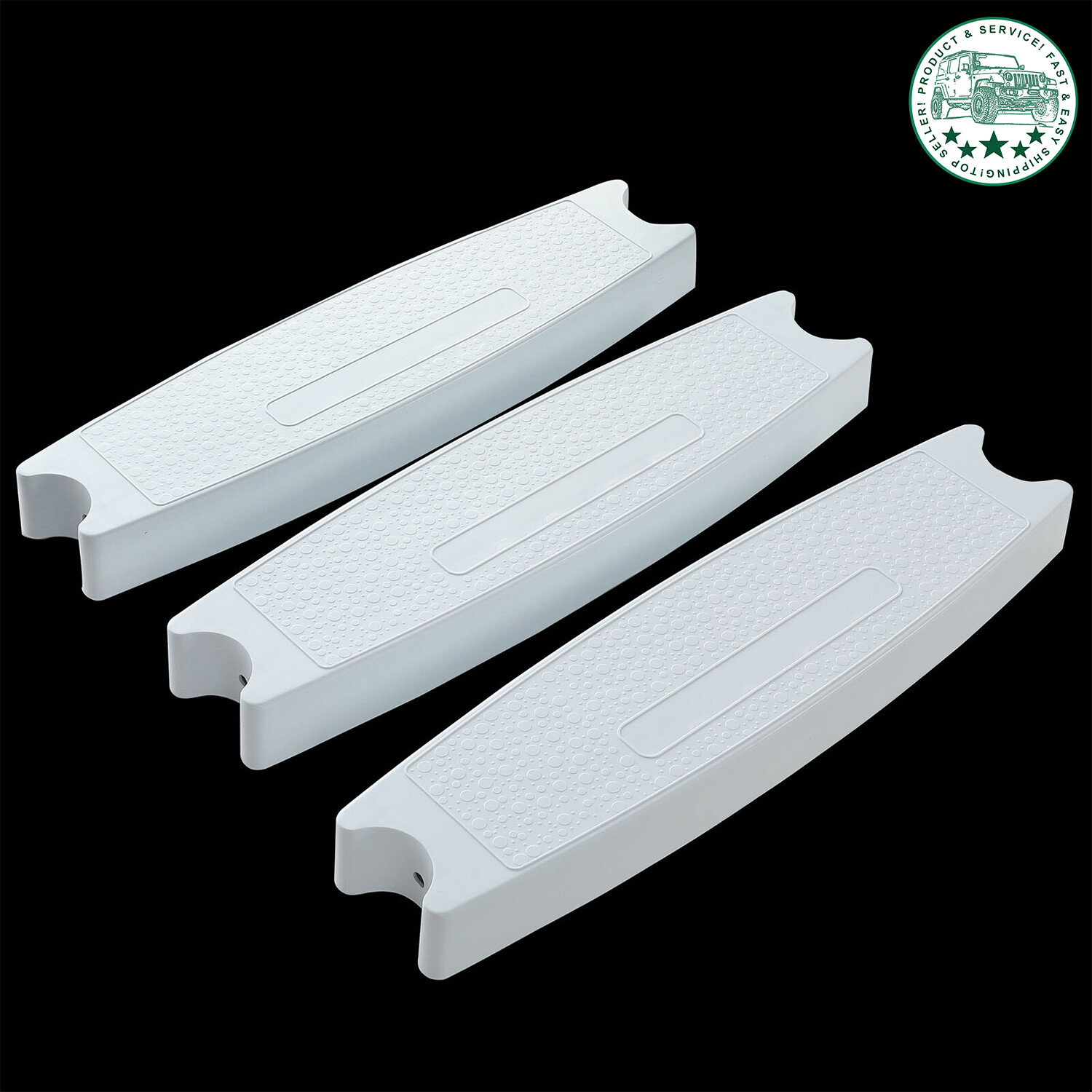 3 Swimming Pool Molded Plastic Replacement Ladder Rung Steps