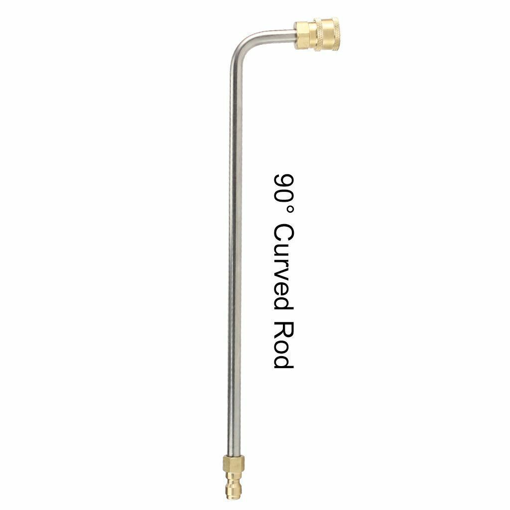 High Pressure Rod Washer Extension Gutter Rod Cleaner Wand Attachment Accessory