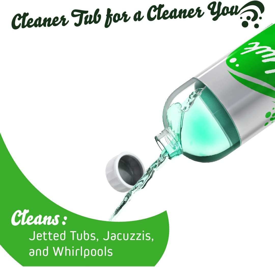 Powerful Jetted Tub Cleaner – 1 Gallon, Septic Safe, 32 Cleanings