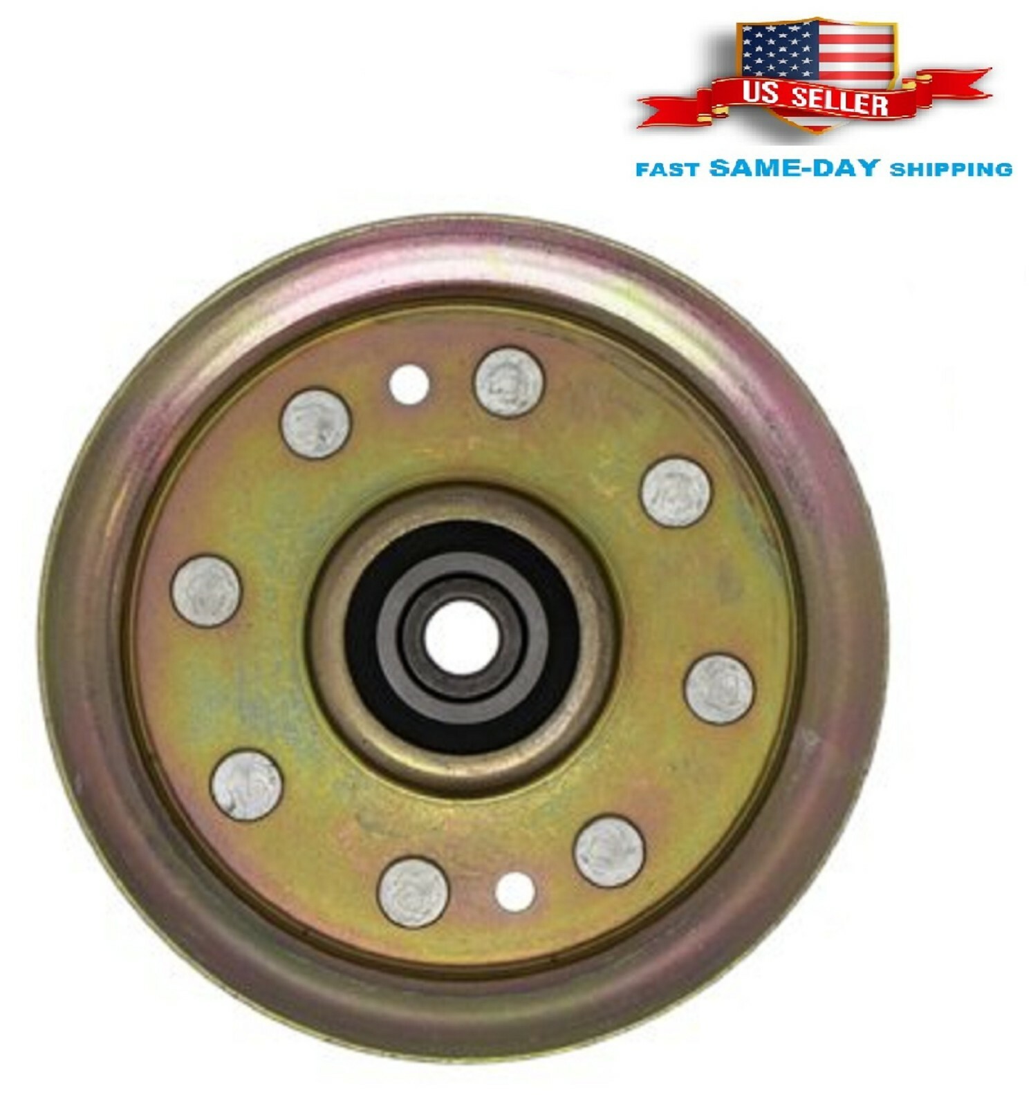 Flat Idler Pulley For Wright Mfg. 71460006 Idler Pulley