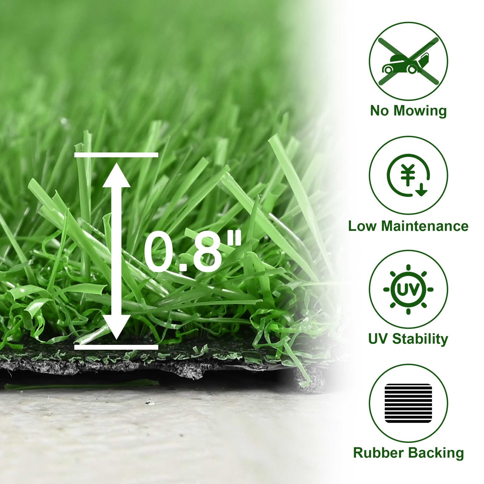 AplusChoice Gym Turf Flooring for Weight Sled Push Gym Equipment Outdoor Indoor