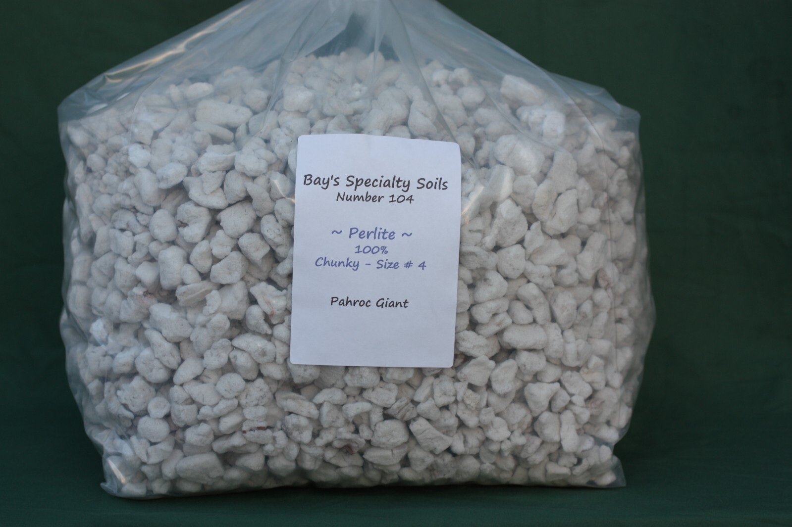 Perlite Chunky Size 4, Hand sifted to Reduce Dust – Hydroponics, DIY Custom Mix